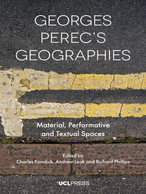 cover image of Georges Perec's Geographies